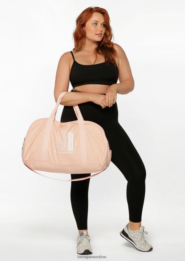 Lorna Jane 1989 Canvas-Reisetasche ZR60X284 Zubehörteil blasser Pfirsich Frauen