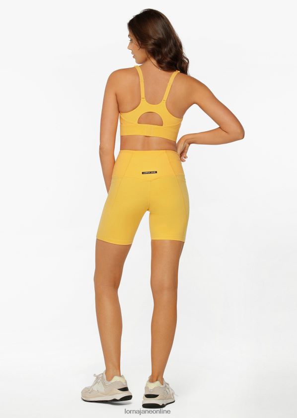 Lorna Jane Abstand Bauchstütze Telefon Fahrrad kurz ZR60X283 Bekleidung Löwenzahn Frauen