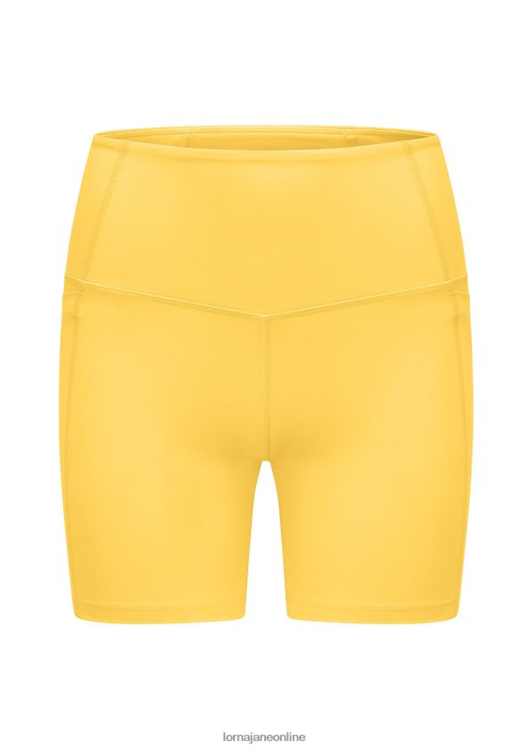 Lorna Jane Abstand Bauchstütze Telefon Fahrrad kurz ZR60X283 Bekleidung Löwenzahn Frauen