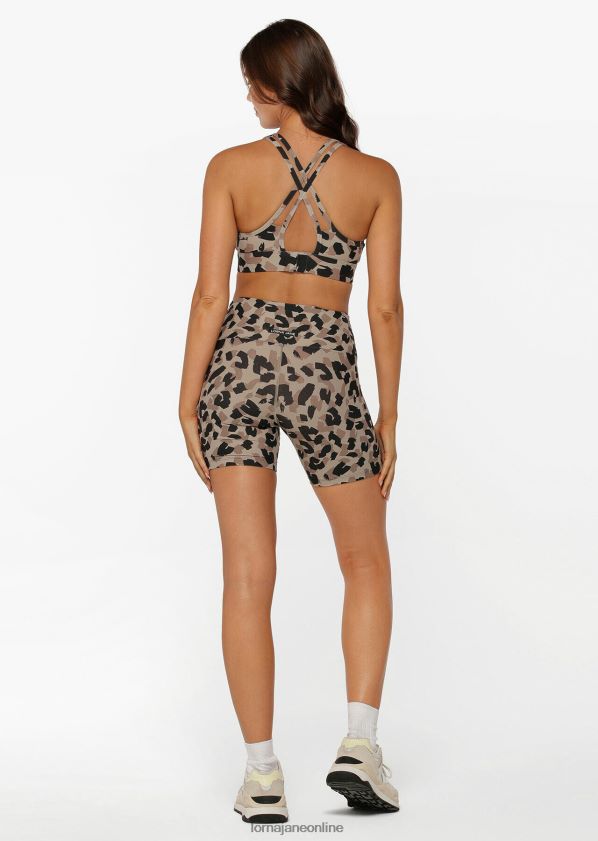 Lorna Jane Abstrakter Tier-Excel-Sport-BH ZR60X241 Bekleidung abstrakter Gepardendruck Frauen