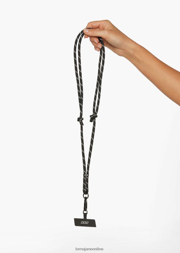 Lorna Jane Aktiver Handy-Umhängegurt ZR60X270 Zubehörteil Schwarz Frauen