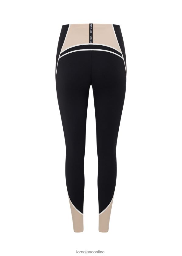 Lorna Jane Amplify Knöchelbeißer-Leggings mit geklebten Taschen ZR60X7 Bekleidung Schwarz Frauen
