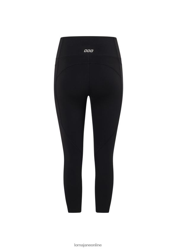 Lorna Jane Amy Phone Pocket 7/8-Tech-Leggings ZR60X461 Bekleidung Schwarz Frauen