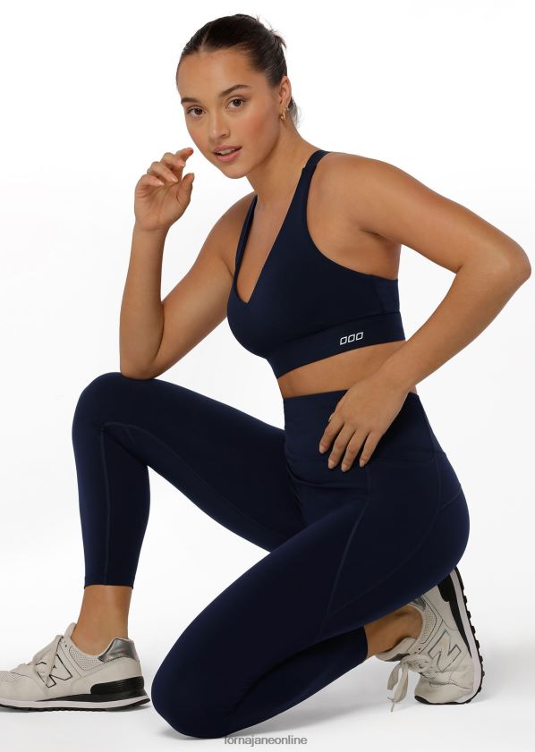 Lorna Jane Amy Phone Pocket Ankle Biter Tech-Leggings ZR60X391 Bekleidung Französische Marine Frauen
