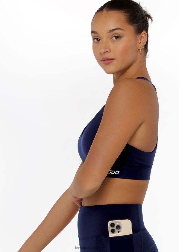 Lorna Jane Amy Sport-BH ZR60X392 Bekleidung Französische Marine Frauen