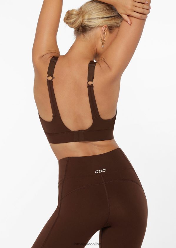 Lorna Jane Amy Sport-BH ZR60X440 Bekleidung Espresso Frauen