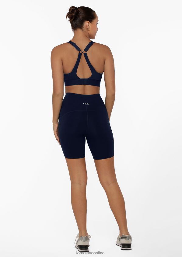 Lorna Jane Amy Tech Bike Short mit Handytasche ZR60X396 Bekleidung Französische Marine Frauen