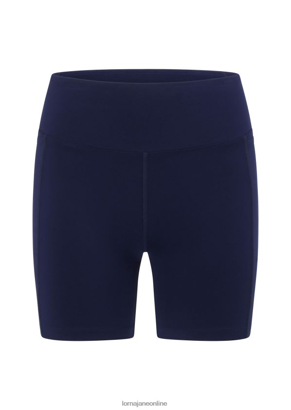 Lorna Jane Amy Tech Bike Short mit Handytasche ZR60X396 Bekleidung Französische Marine Frauen