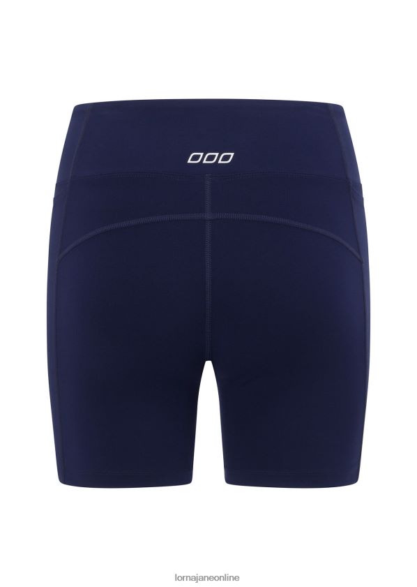 Lorna Jane Amy Tech Bike Short mit Handytasche ZR60X396 Bekleidung Französische Marine Frauen