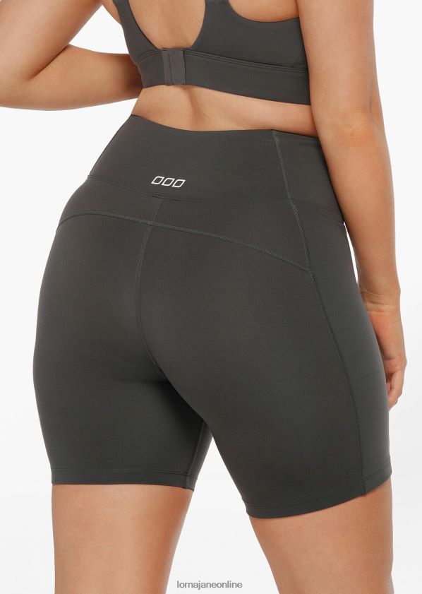 Lorna Jane Amy Tech Bike Short mit Handytasche ZR60X82 Bekleidung Titan Frauen
