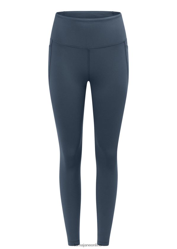 Lorna Jane Amy Winter Thermo-Leggings mit Handytasche ZR60X295 Bekleidung blasses Indigo Frauen