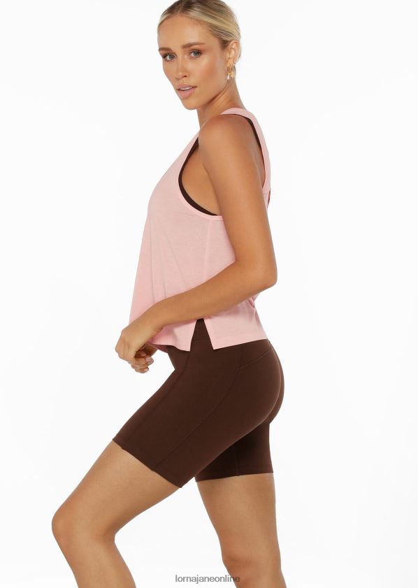 Lorna Jane Amy aktiver Tank ZR60X451 Bekleidung Pfingstrose Frauen