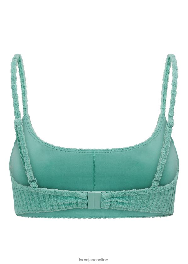 Lorna Jane Bade-BH aus Meersalz-Frottee ZR60X410 Bekleidung Seegras Frauen
