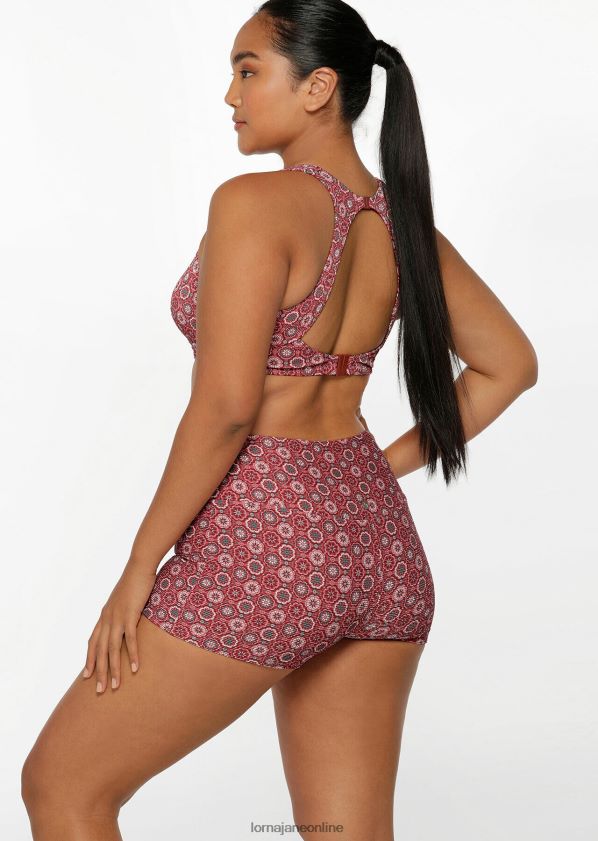 Lorna Jane Bade-BH aus recyceltem Material der marokkanischen Insel ZR60X415 Bekleidung marokkanischer Fliesendruck Frauen