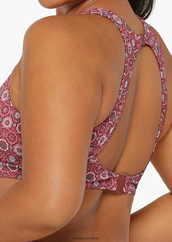 Lorna Jane Bade-BH aus recyceltem Material der marokkanischen Insel ZR60X415 Bekleidung marokkanischer Fliesendruck Frauen