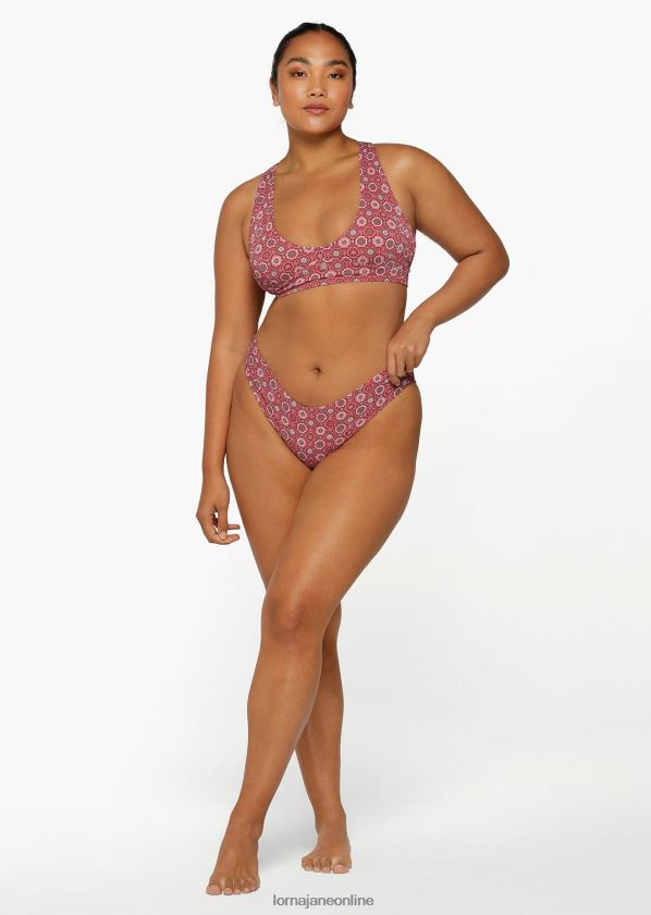 Lorna Jane Bade-BH aus recyceltem Material der marokkanischen Insel ZR60X415 Bekleidung marokkanischer Fliesendruck Frauen