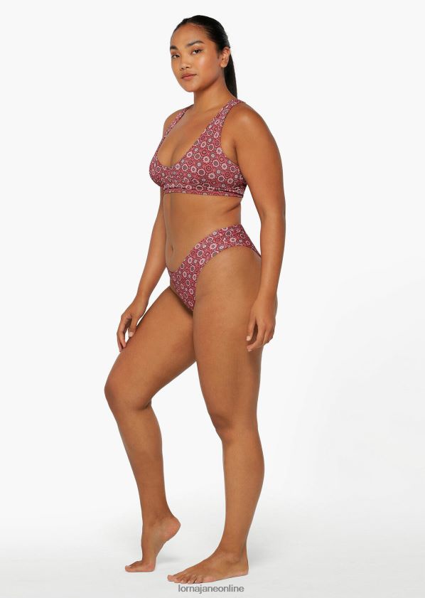 Lorna Jane Bade-BH aus recyceltem Material der marokkanischen Insel ZR60X415 Bekleidung marokkanischer Fliesendruck Frauen