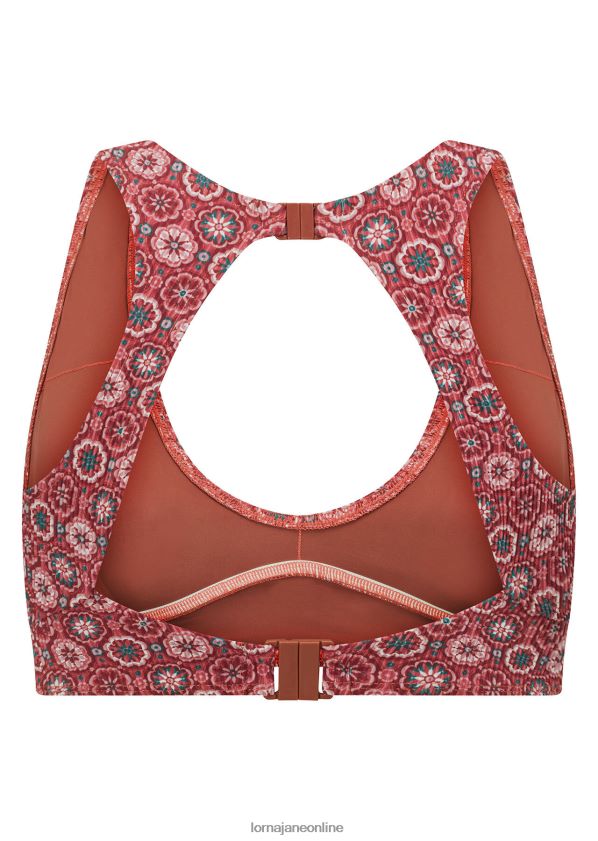 Lorna Jane Bade-BH aus recyceltem Material der marokkanischen Insel ZR60X415 Bekleidung marokkanischer Fliesendruck Frauen