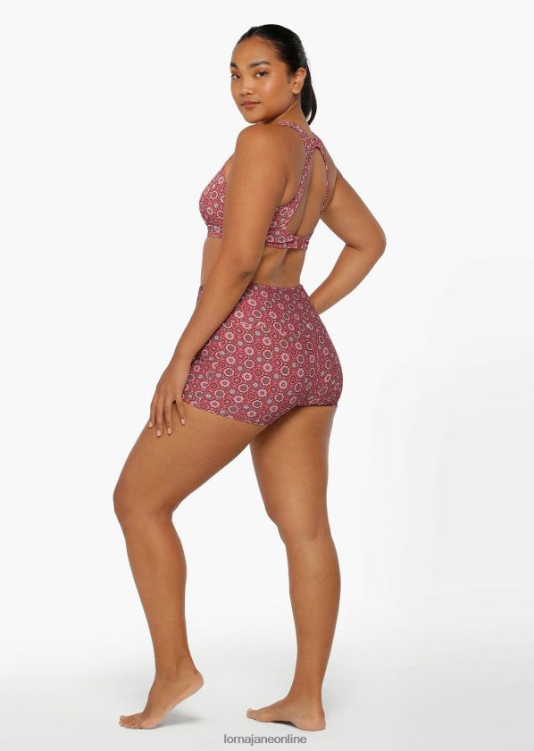 Lorna Jane Badeshorts aus recyceltem Material auf der marokkanischen Insel ZR60X406 Bekleidung marokkanischer Fliesendruck Frauen
