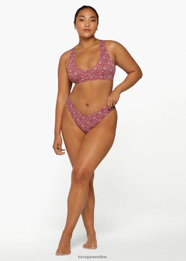 Lorna Jane Badeshorts aus recyceltem Material der marokkanischen Insel ZR60X416 Bekleidung marokkanischer Fliesendruck Frauen