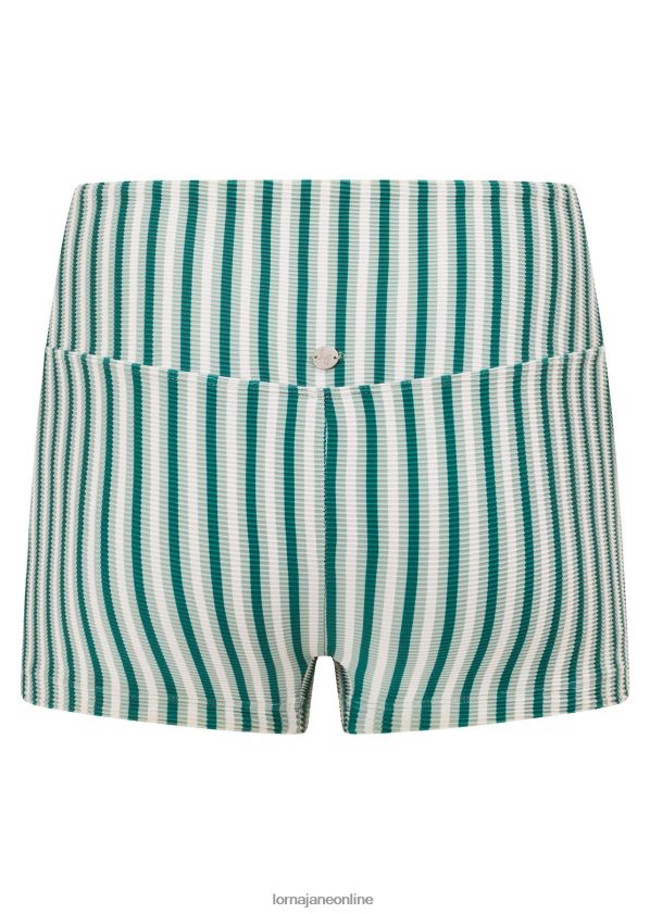 Lorna Jane Badeshorts aus recyceltem Tidal Wave-Material ZR60X404 Bekleidung Flutwellenstreifen Frauen