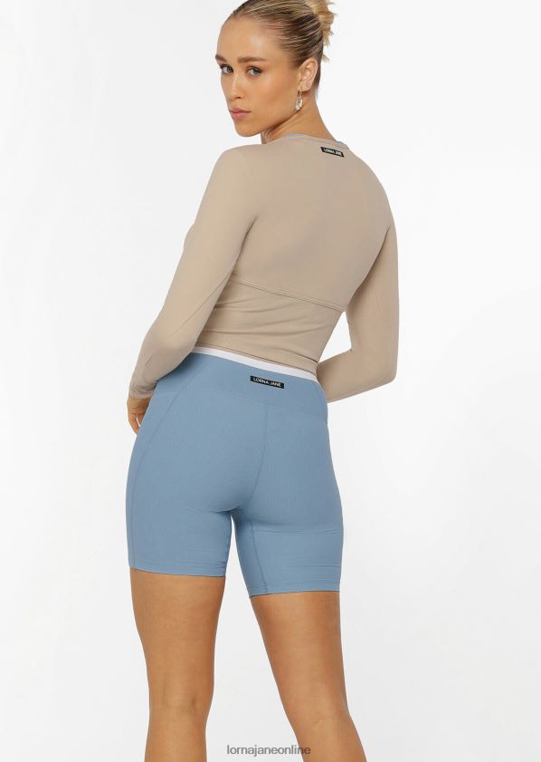 Lorna Jane Contour Active Langarm-Top ZR60X167 Bekleidung cremefarben Frauen