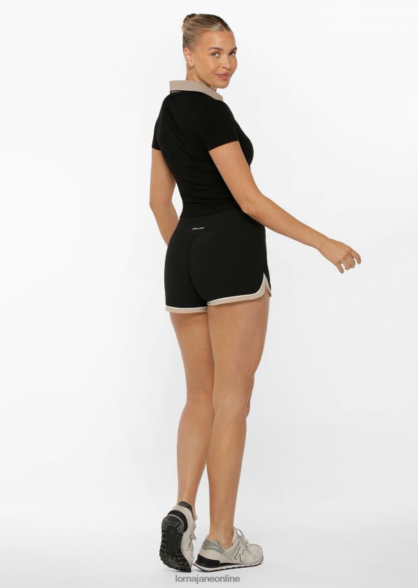 Lorna Jane Deuce Rib Kick Short ZR60X188 Bekleidung Schwarz Frauen