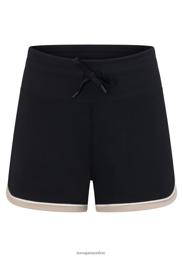 Lorna Jane Deuce Rib Kick Short ZR60X188 Bekleidung Schwarz Frauen