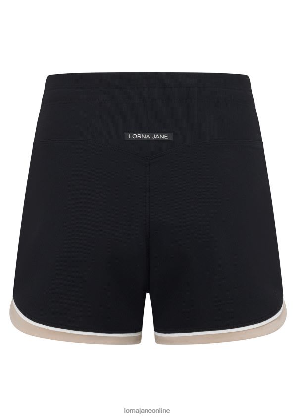 Lorna Jane Deuce Rib Kick Short ZR60X188 Bekleidung Schwarz Frauen