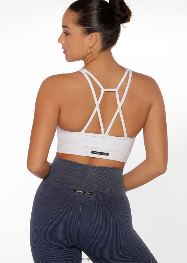 Lorna Jane Energize Sport-BH ZR60X482 Bekleidung Weiß Frauen