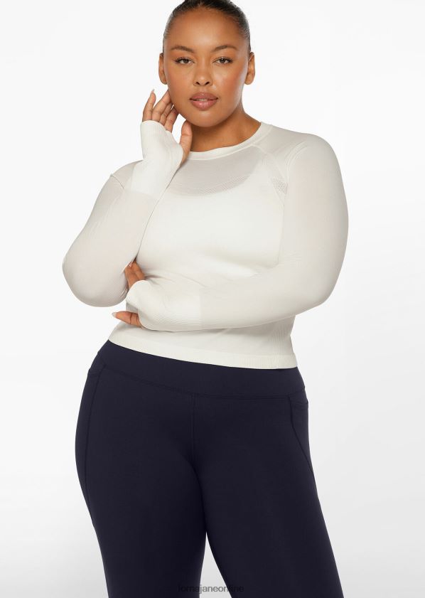 Lorna Jane Energized nahtloses Langarm-Top ZR60X73 Bekleidung Porzellan Frauen