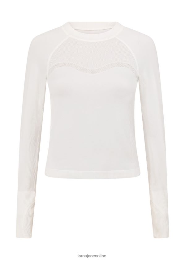 Lorna Jane Energized nahtloses Langarm-Top ZR60X73 Bekleidung Porzellan Frauen