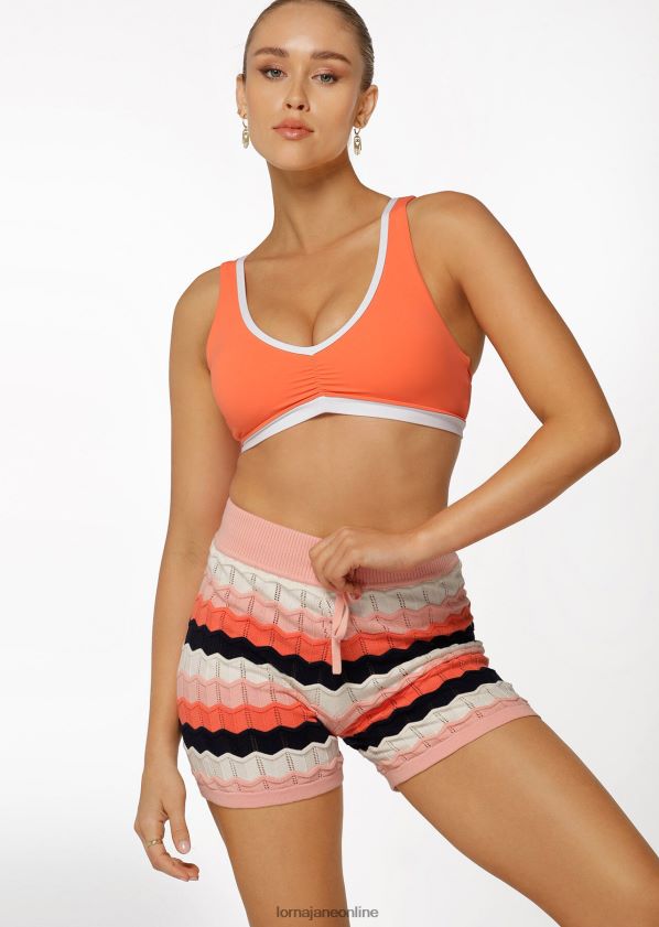 Lorna Jane Feeling-Zen-Sport-BH ZR60X176 Bekleidung Satsuma Frauen