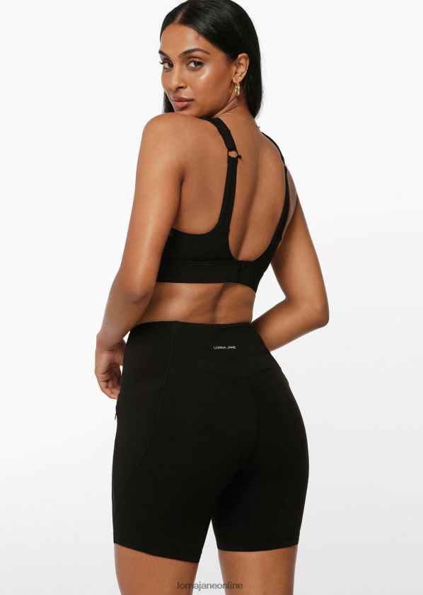 Lorna Jane Game Time recycelter Sport-BH ZR60X139 Bekleidung Schwarz Frauen