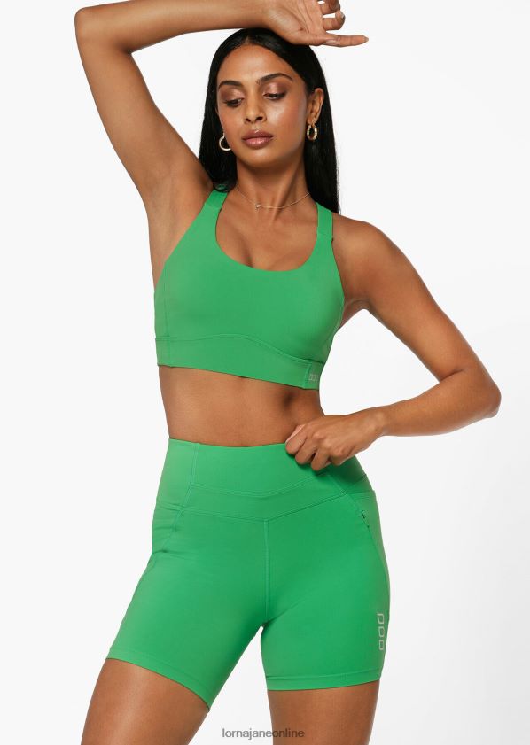 Lorna Jane Game Time recycelter Sport-BH ZR60X141 Bekleidung Mojito Frauen