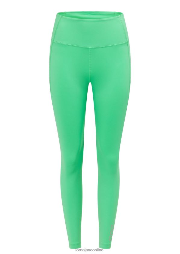 Lorna Jane Geraffte Leggings in voller Länge ZR60X340 Bekleidung Apfelsorbet Frauen