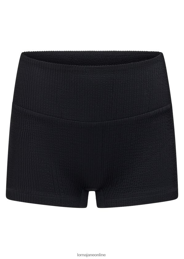 Lorna Jane Gewellte Badeshorts im Urlaubs-Hype ZR60X421 Bekleidung Schwarz Frauen