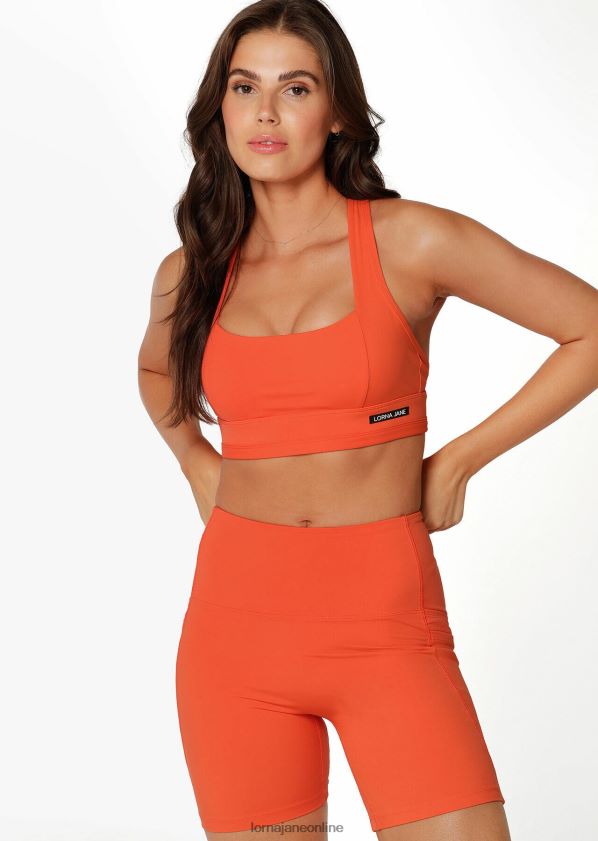 Lorna Jane Halte mich im Sport-BH ZR60X234 Bekleidung Chili Frauen