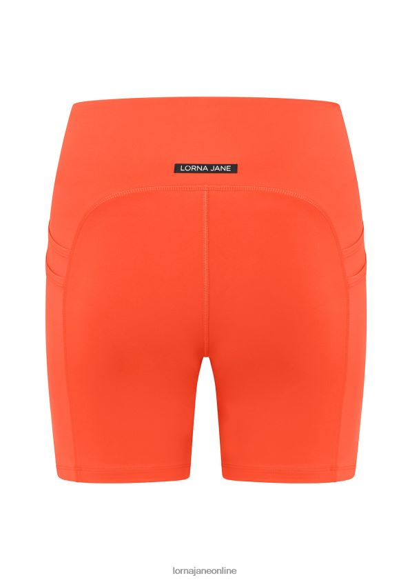 Lorna Jane Halte mich in Booty-Bike-Shorts ZR60X230 Bekleidung Chili Frauen
