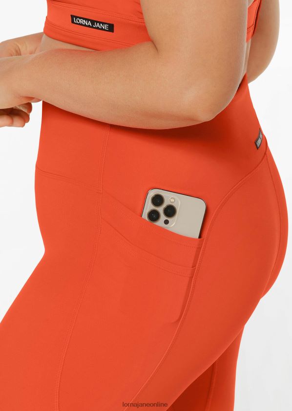 Lorna Jane Halte mich in Booty-Knöchelbeißer-Leggings ZR60X238 Bekleidung Chili Frauen