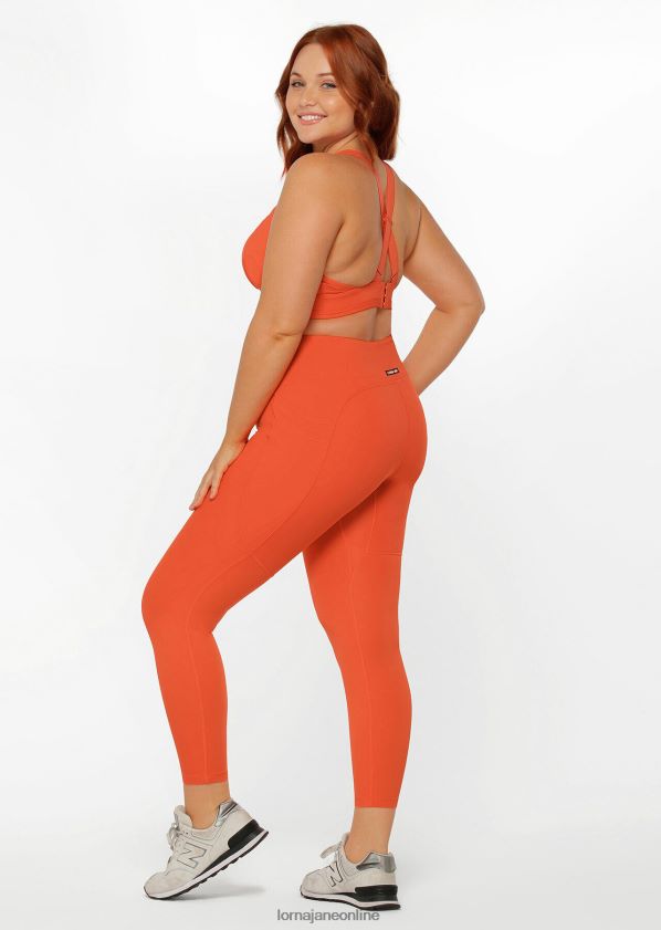 Lorna Jane Halte mich in Booty-Knöchelbeißer-Leggings ZR60X238 Bekleidung Chili Frauen