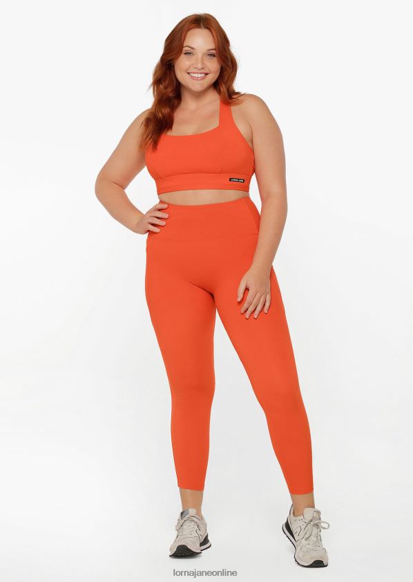 Lorna Jane Halte mich in Booty-Knöchelbeißer-Leggings ZR60X238 Bekleidung Chili Frauen