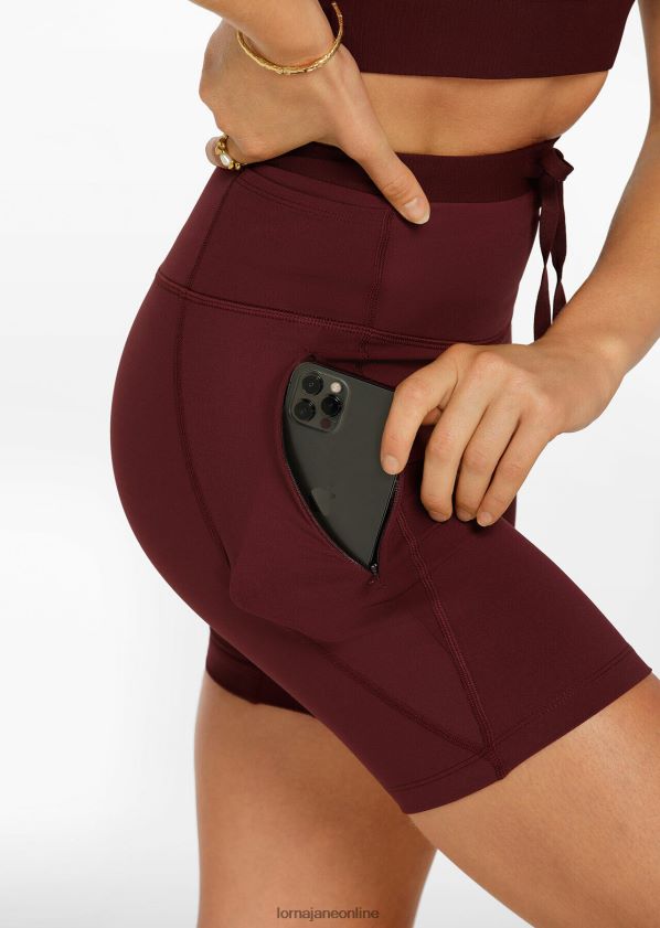 Lorna Jane Halten Sie mehrere Taschen bereit ohne Fahrradshorts fahren zu müssen ZR60X37 Bekleidung kastanienbraun Frauen