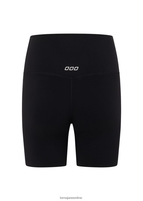 Lorna Jane Hi-Fold Lotus 16 cm Fahrradshorts ZR60X446 Bekleidung Schwarz Frauen