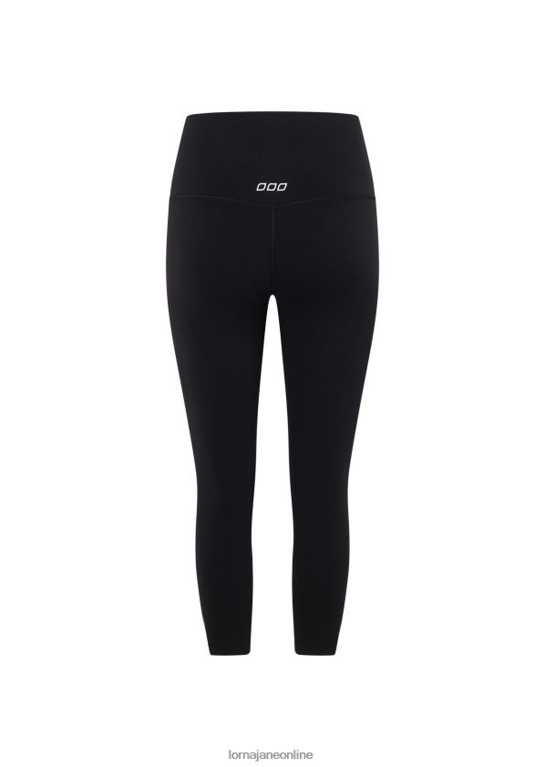 Lorna Jane Hochgefaltete Lotus 7/8-Leggings ZR60X442 Bekleidung Schwarz Frauen