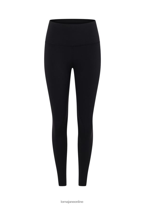 Lorna Jane Hochgefaltete Lotus-Knöchelbeißer-Leggings ZR60X445 Bekleidung Schwarz Frauen