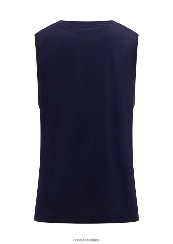 Lorna Jane Hype Transdry Active Tank ZR60X115 Bekleidung Französische Marine Frauen