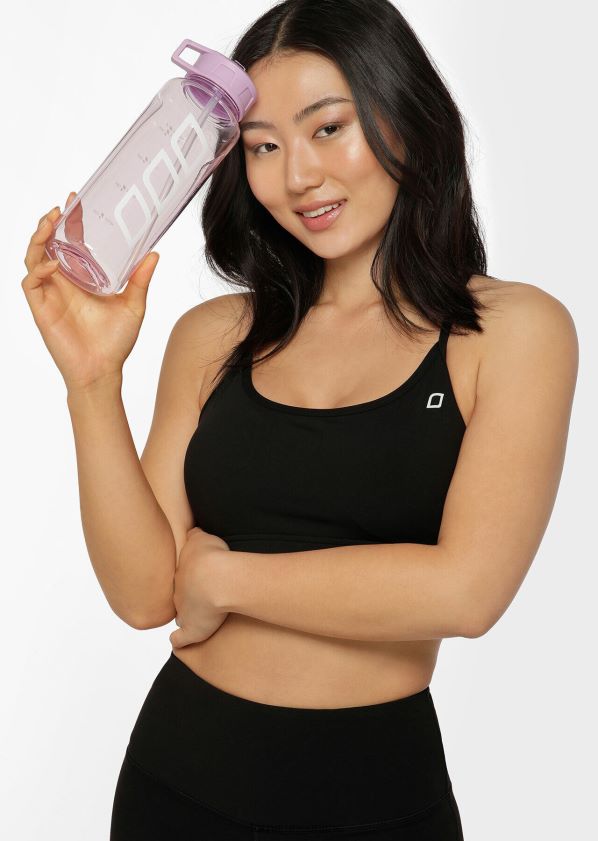 Lorna Jane Icons klassische 1-Liter-Wasserflasche ZR60X229 Zubehörteil heller Lavendel Frauen