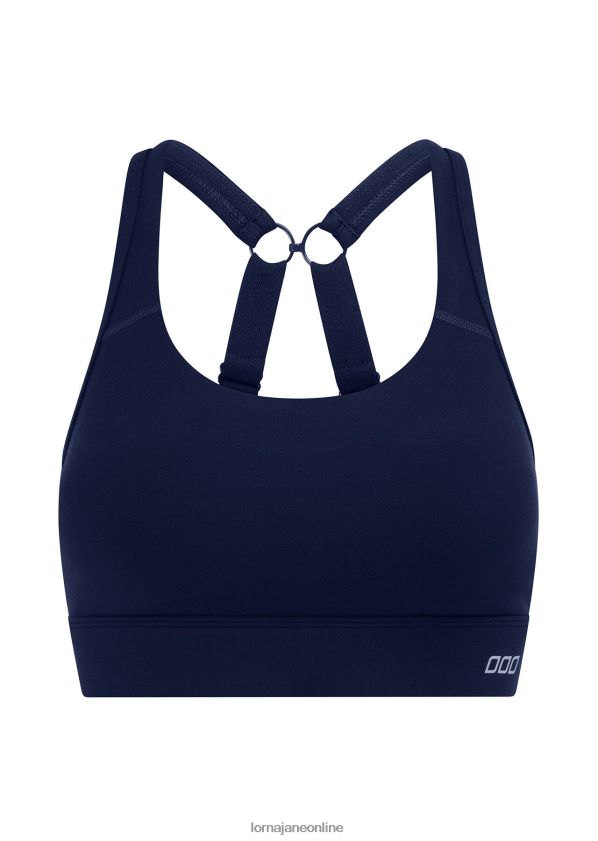 Lorna Jane Kompressions- und Kompakt-Sport-BH ZR60X143 Bekleidung Französische Marine Frauen