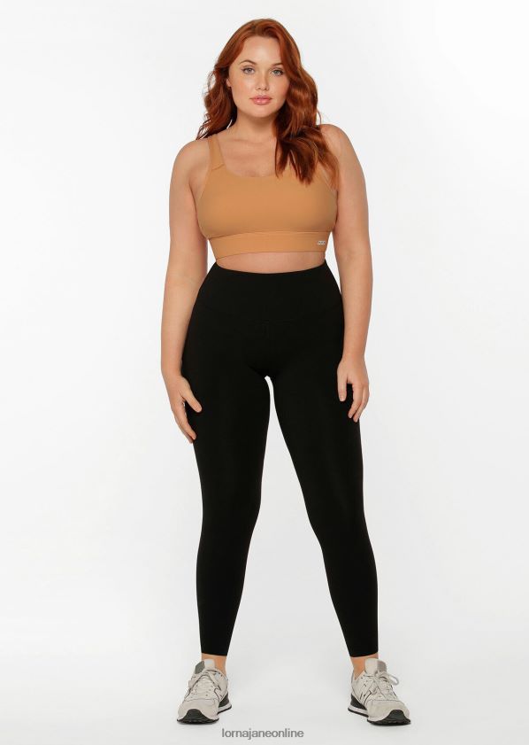 Lorna Jane Kompressions- und Kompakt-Sport-BH ZR60X232 Bekleidung Toffee Frauen